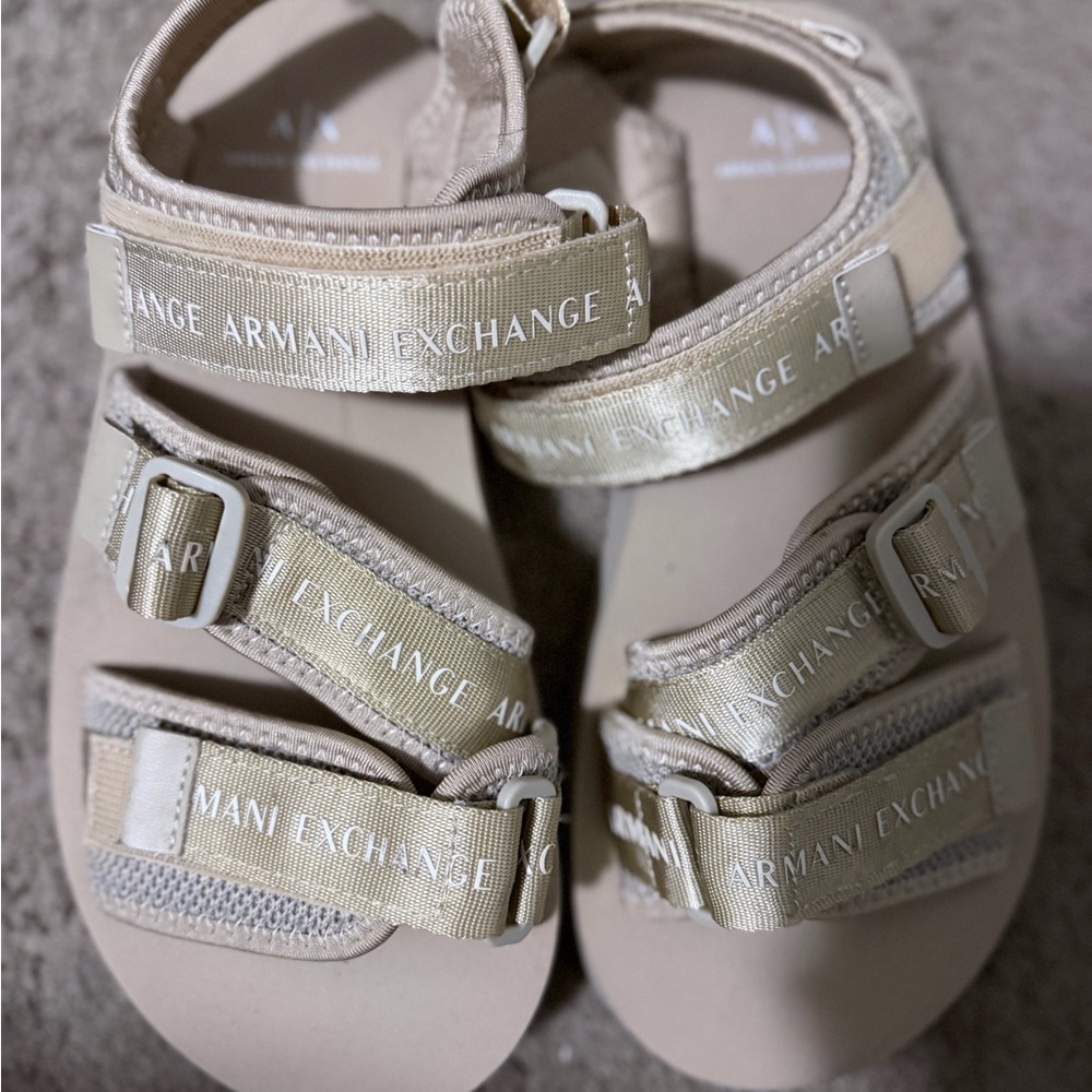 Armani Exchange Sandals - Tan